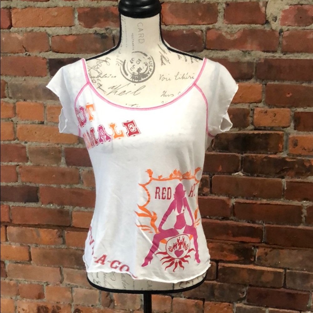 Fashions tee shop medium t-shirt white